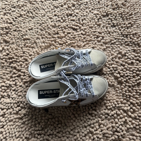 Golden Goose Cream and Black Star Slip-On Sneakers - Picture 3 of 8